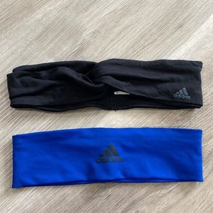 Women’s adidas headbands black and blue